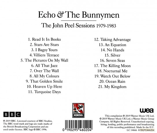 Echo & The Bunnymen: The John Peel Sessions 1979-1983 [CD]