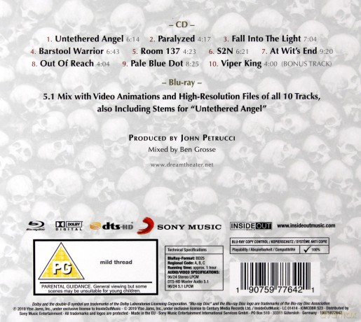 Dream Theater: Distance Over Time (digipack) [Blu-Ray]+[CD]