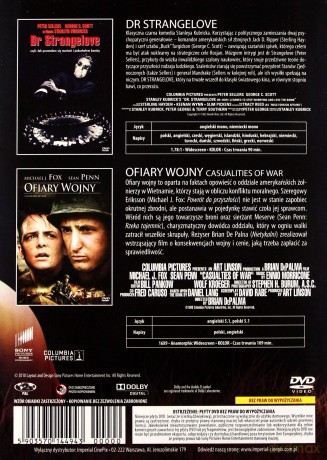 Kolekcja Antywojenna 3: Dr Strangelove / Ofiary Wojny Box [2DVD]