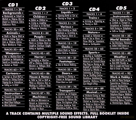 1001 Sound Effects.. [5CD]