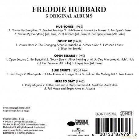 Freddie Hubbard: 5 Original Albums [5CD]