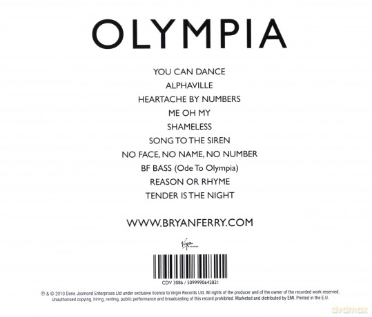 Bryan Ferry: Olympia [CD]