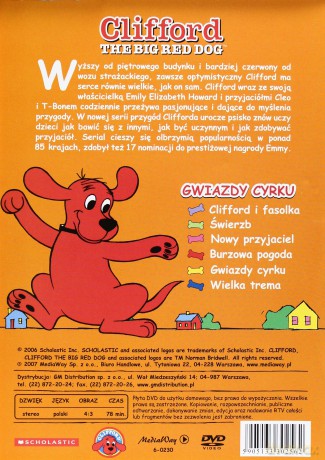 Clifford Wielki Czerwony Pies: Gwiazdy cyrku [DVD]