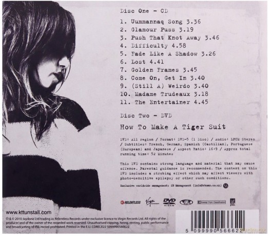 Kt Tunstall: Tiger Suit (Ntsc) [CD]+[DVD]