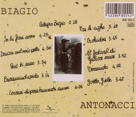 Biagio Antonacci: Adagio Biagio [CD]