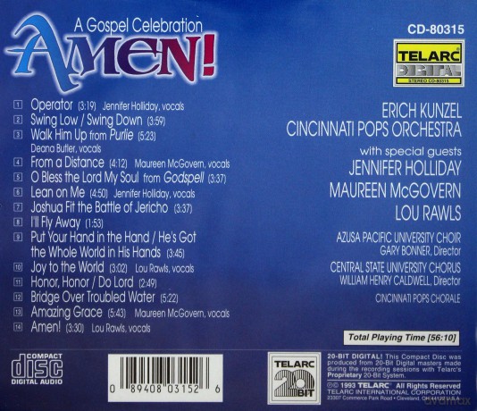 Erich Kunzel: Amen - a Gospel Celebration [CD]