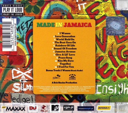 Bob Sinclar And Sly & Robbie: Made In Jamaica (Polska Cena) [CD]
