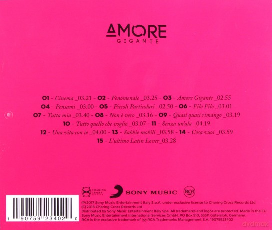 Gianna Nannini: Amore Gigante [CD]