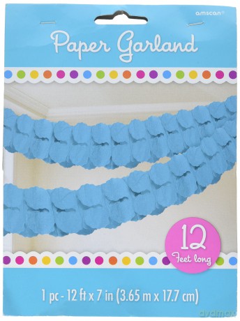 Amscan International Blue Paper Garland