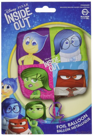 Amscan Standard-C - Palloncino, Motivo: Inside Out