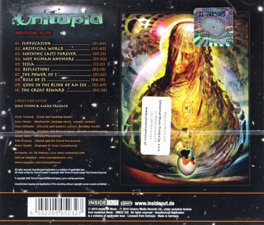Unitopia: Artificial [CD]