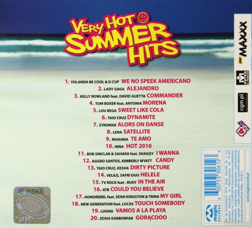 Very Hot Summer Hits Lato 2010 [CD]