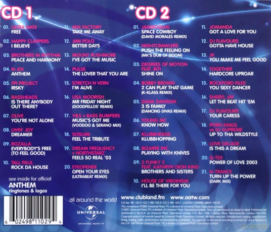 Anthem Classics From Clubland [CD]