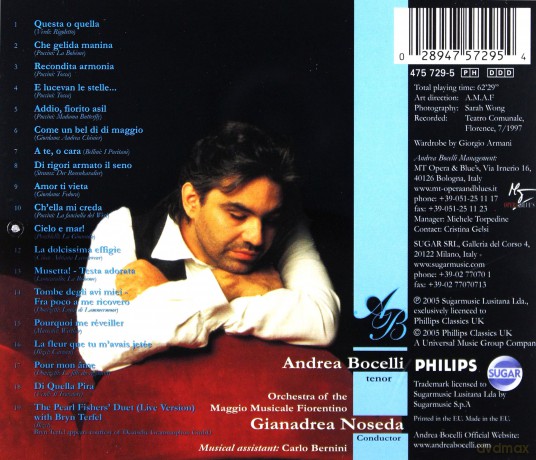Andrea Bocelli: Aria - the Opera Album [CD]