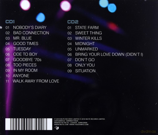 Yazoo: Reconnected Live [2CD]