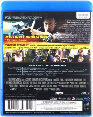 W pogoni za zemstą (Faster) [Blu-Ray]