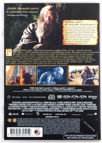 Hobbit: Niezwykła podróż edycja specjalna [2DVD]