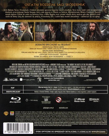Hobbit: Bitwa Pięciu Armii [2xBlu-Ray]