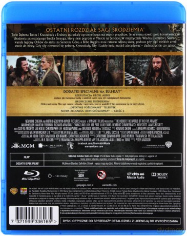 Hobbit: Bitwa Pięciu Armii [2xBlu-Ray]