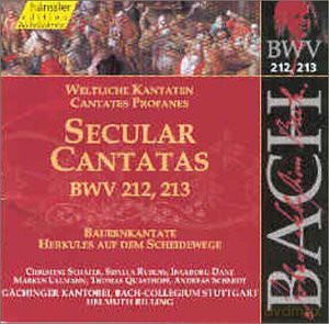 Andreas Schmidt: Bach: Secular Cantatas, Bwv 212, 213 /rilling [CD]