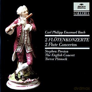 Preston/pinnock: Bach:2 Flute Ctos. [CD]