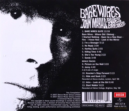 John Mayall: Bare Wires [CD]