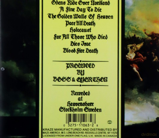 Bathory: Bathory-Blood Fire Death [CD]