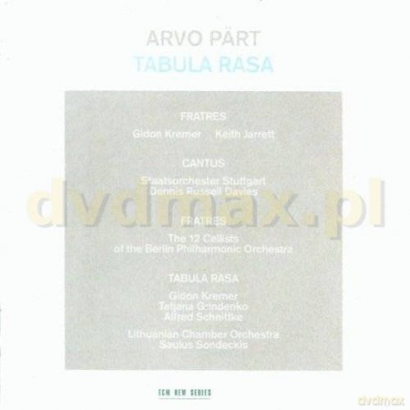 Part Arvo: Tabula Rasa [CD]