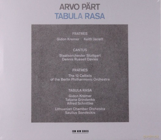 Part Arvo: Tabula Rasa [CD]