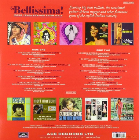 Bellissima! More 1960s She-Pop From Ital [Winyl]