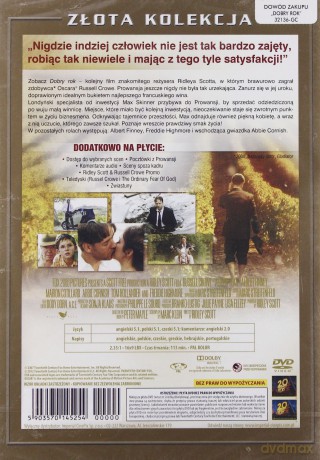 Dobry rok (złota kolekcja) [DVD]