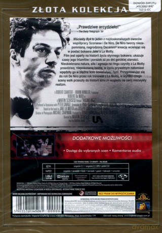 Wściekły byk (polski lektor) (złota kolekcja) [DVD]