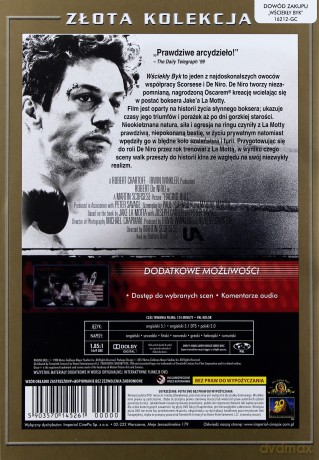 Wściekły byk (polski lektor) (złota kolekcja) [DVD]