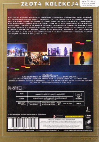 Bliskie spotkania III stopnia (polski lektor) (złota kolekcja) [DVD]