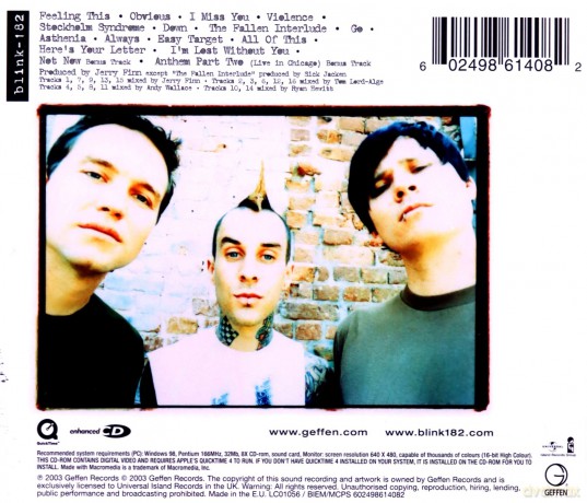 Blink 182: Blink-182 [CD]