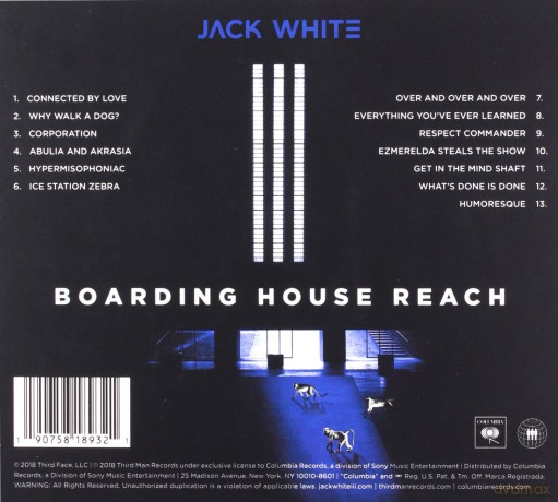 Jack White: Boarding House Reach [CD]