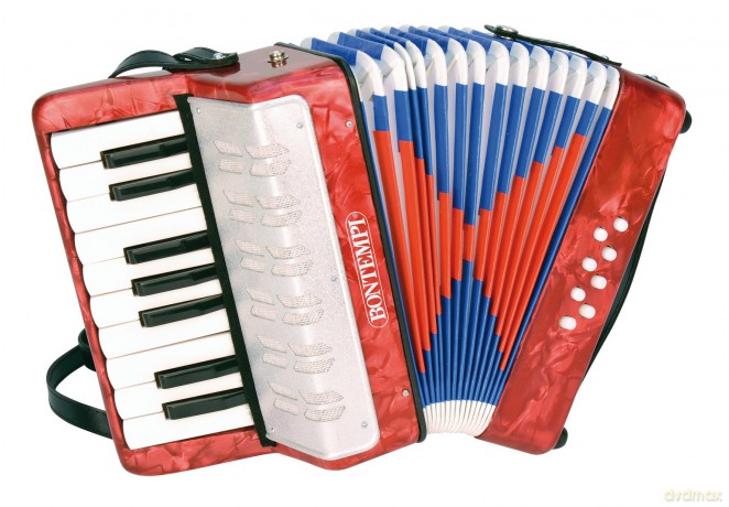 Bontempi 33 1730 - Fisarmonica In Legno A 17 Tasti