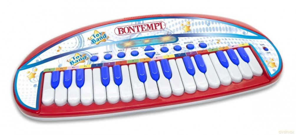Bontempi Tastiera Da Tavolo 31 Tasti Con Effetti Luminosi, 12 3109