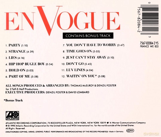 En Vogue: Born to Sing [CD]