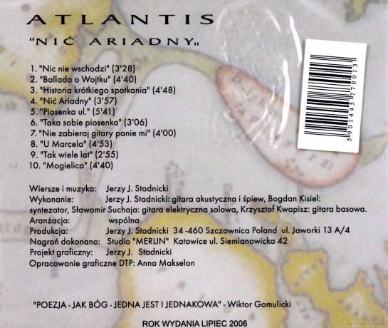Atlantis: Nić Adrianny [CD]