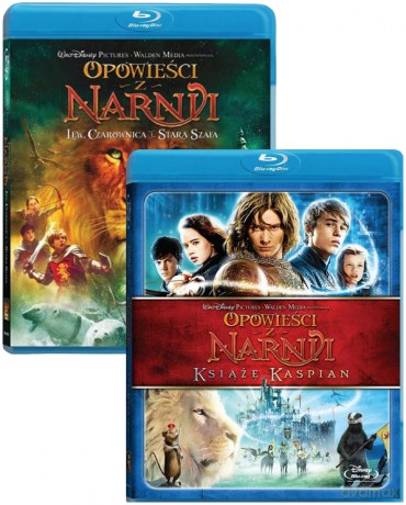 Opowieści z Narnii: Książę Kaspian / Lew, czarownica i stara szafa (Disney) [2Blu-Ray]