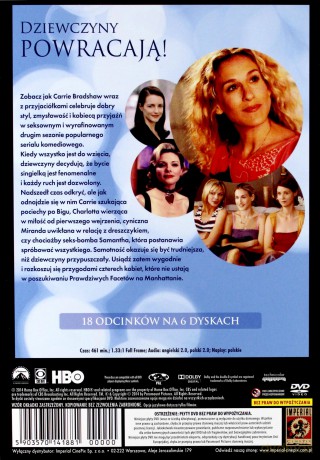Seks w Wielkim Mieście Sezon 1-6 [BOX] [24DVD]