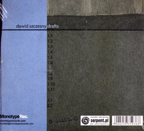 Dawid Szczęsny: Drafts [CD]