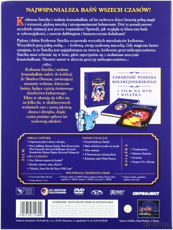 Królewna Śnieżka i Siedmiu Krasnoludków (Disney) [BOX] [2DVD]+[KSIĄŻKA]