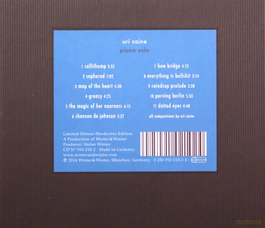 Uri Caine: Callithump: Piano Solo [CD]