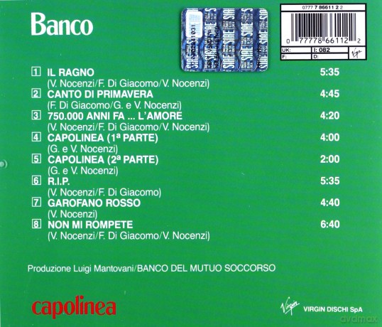 Banco Del Mutuo Soccorso: Capolinea [CD]