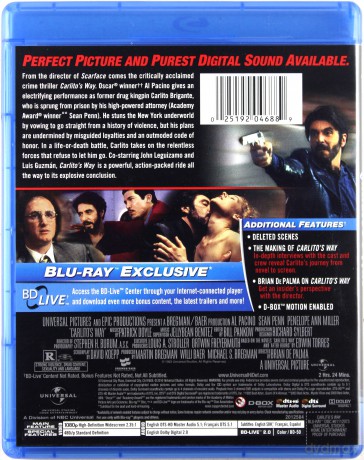 Carlito's Way (Życie Carlita) [Blu-Ray]