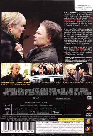Notatki o skandalu [DVD]