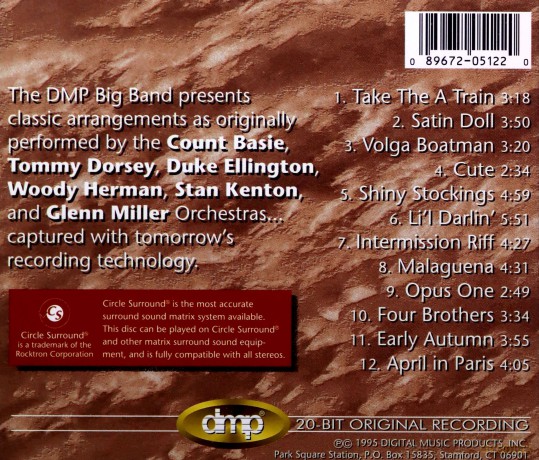 Dmp Big Band: Carved In Stone [CD]