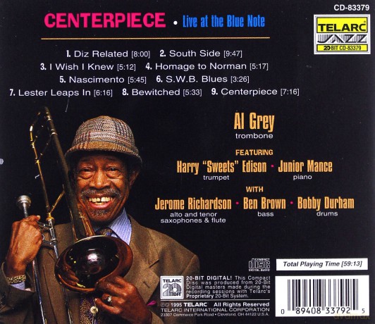 Al Grey: Centerpiece: Live at the Blue Note [CD]